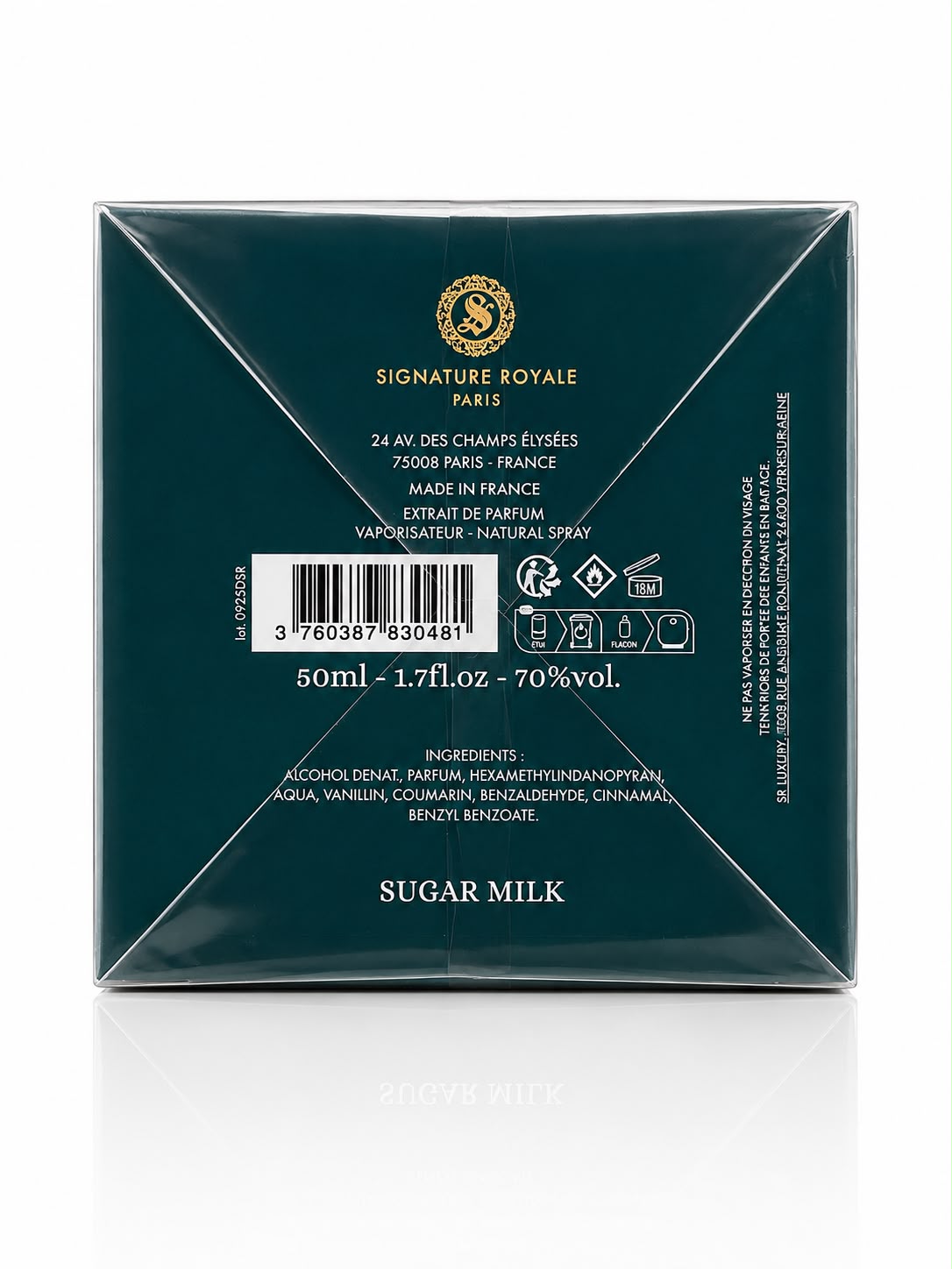 Signature Royal Paris - Sugar Milk- Extrait de Parfum - 50ml