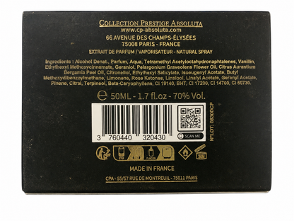Collection Prestige Absoluta -Sultan No. 9 Extrait de Parfum 50 ml