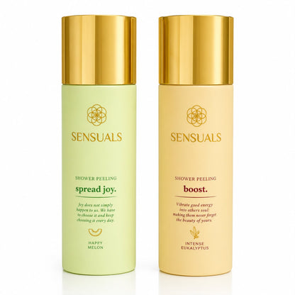 Sensuals Duschpeeling Set – Happy Melon & Intense Eukalyptus – 2 x 200 ml