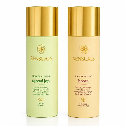 Sensuals Duschpeeling Set – Happy Melon & Intense Eukalyptus – 2 x 200 ml