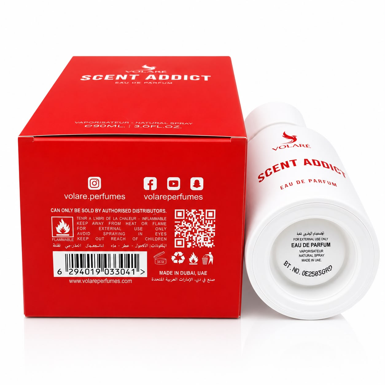 Volaré Scent Addict Eau de Parfum 90ml – Eleganter Unisex-Duft
