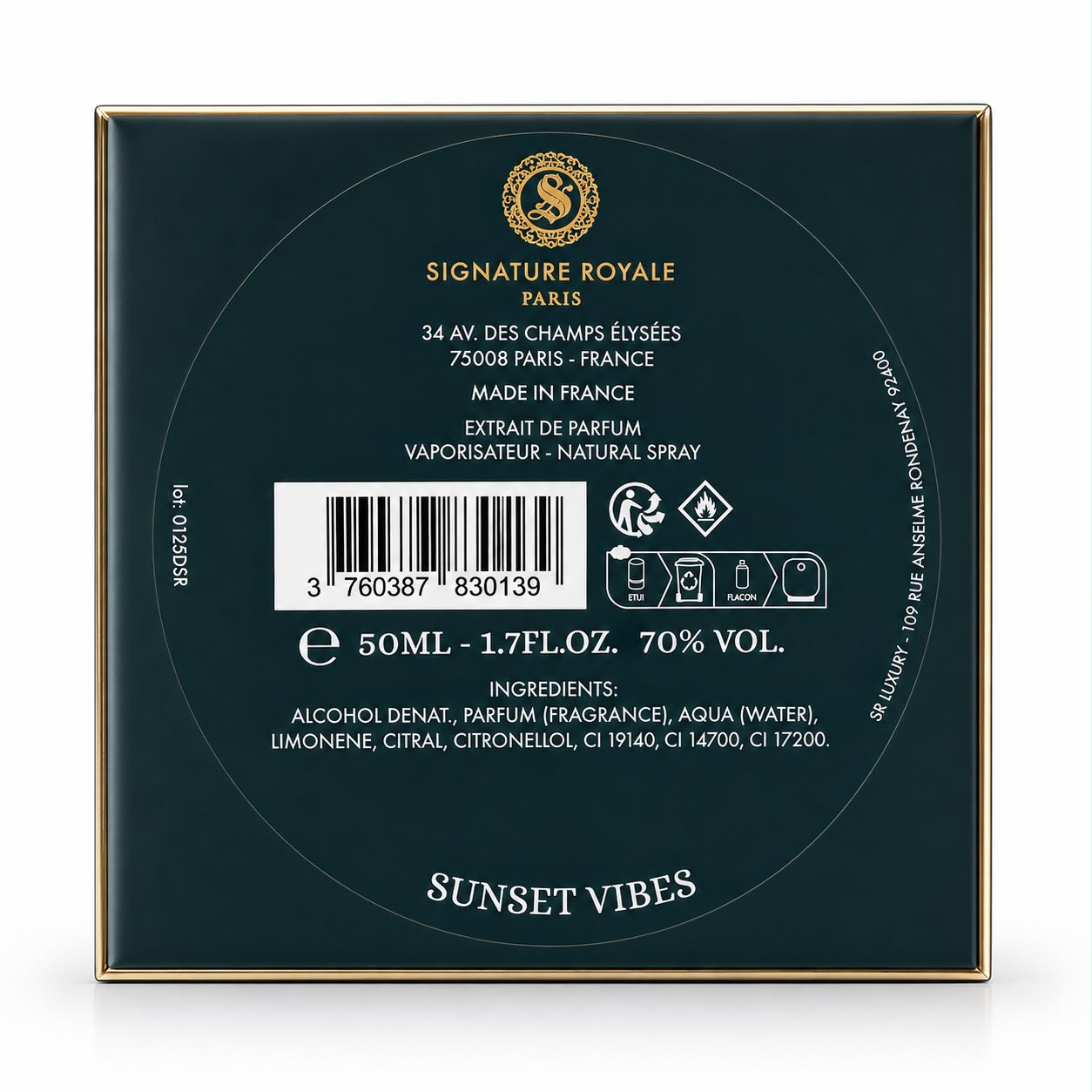 Signature Royal Paris - Sunset Vibes - Extrait de Parfum - 50ml