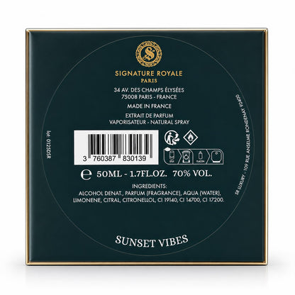 Signature Royal Paris - Sunset Vibes - Extrait de Parfum - 50ml