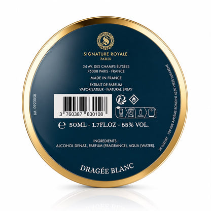 Signature Royal Paris - Dragee Blanc- Extrait de Parfum - 50ml