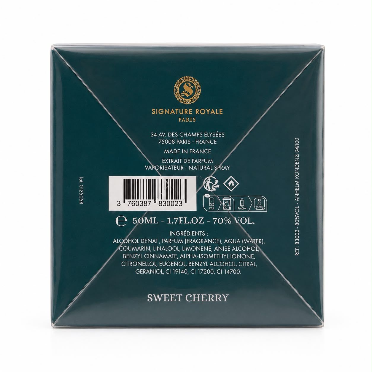 Signature Royal Paris - Sweet Cherry- Extrait de Parfum - 50ml