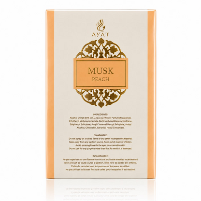 AYAT Musk Peach Eau de Parfum 50ml – Fruchtiger Unisex-Duft